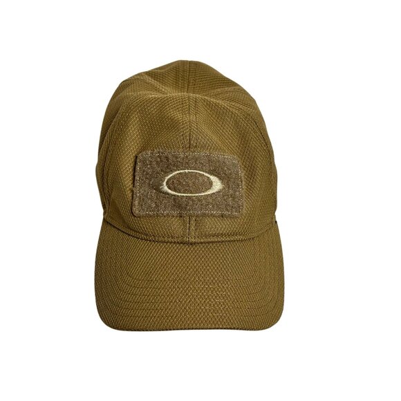 Oakley Hydrolix Khaki Tactical Baseball Cap Size Medium Stretch - Picture 3 of 8